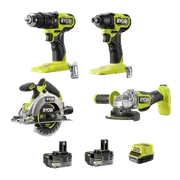 Ryobi 18V ONE+ HP Brushless 4 Piece 4Ah Kit