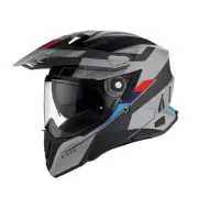 Airoh Commander Skill Matt Grey MEDIUM Helmet Motorcycle Adventure Bike