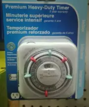 Premium Indoor Intermatic Heavy Duty Plug In Timer Works with LED Bulbs