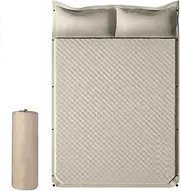 Self Inflating Sleeping Pad for Camping,1.5 inch Camping Pad with Pillow, 7.6 * 5.2in Double Splicing Lightweight Inflatable Camping Mattress Pad, Suitable for Outdoor Camping and Family Use