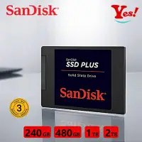 在飛比找Yahoo!奇摩拍賣優惠-【Yes❗️公司貨】SanDisk SSD Plus SAT