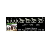 Lucky Toys TL0005 Austrian Uhlans, 13Rgt. Von Trani 1856-66, 1/72 toy soldiers