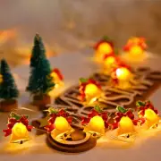LED Christmas String Lights Santa Bells String Lamps With Battery Powered /USB
