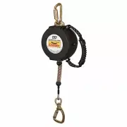 Condor 22RT98 20' 310 Lb Steel Swivel Snap Hook Self-Retracting Lifeline