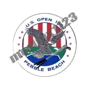 1982 US Open Pebble Beach Golf Ball Marker + HAT CLIP