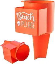 Sand Drink Holder, Beach Drink Cup Holder - Sand Beach Holiday Drink Holder Coasters - Drink Holder for Drinks, Mobile Phones, Sunglasses