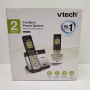 VTech Cordless Phone System CS5119-2 DECT 6.0 2 Handset Caller ID Waiting New