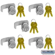 Standard Locks - Replacement for F Series CBU Door with 3 Keys per Lock - 5 Pack