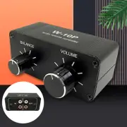 Music Sound Volume Controller Dual-Channel Stereo Adjuster Regulator 3.5mm RCA