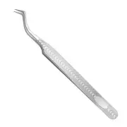 Women Phoenix Eyelash Extension Tweezers for Vacation Silver Tone
