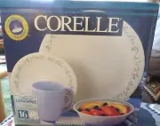 Corelle Livingware 16-Piece COUNTRY COTTAGE Dinnerware Set NOS Mint Sealed Box