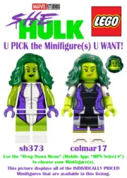 LEGO® U PICK Marvel Super Heroes: Avengers SHE-HULK Minifigures **NEW**