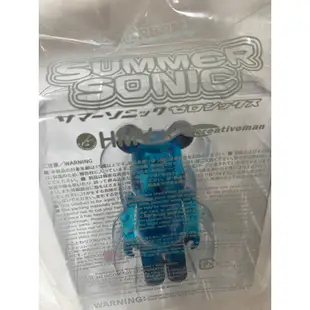 🔥現貨 🔥BE@RBRICK 庫柏力克熊100% SUMMER SONIC HMV X creativeman