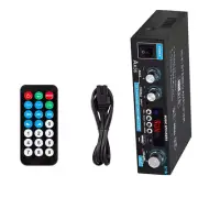 AK35 Bluetooth5.0 Stereo Audio Amplifier Car Home Marine HiFi Music USB FM AMP