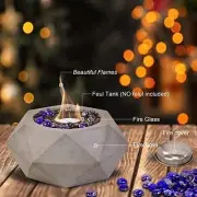 Greyhoo Tabletop Firepit Table Top Smokeless Indoor Outdoor