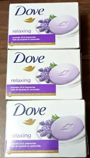 Dove Relaxing Lavender Oil and Chamomile Soap (3 Bars)