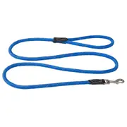 Rogz Classic Rope Genuine Leather Cuffs Dog Lead Blue Large