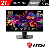 在飛比找momo購物網優惠-【MSI 微星】MPG 271QRX QD-OLED 27型