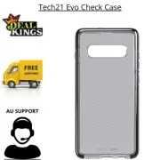 Tech21 Evo Check Series Gel Case for Samsung Galaxy S10 Plus - Smokey Black