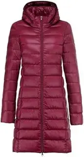 [Bciopll] Women Spring Lightweight Long Down Jackets Hood Removable Women Female Portable Fluffy Winter Puffer Jacket