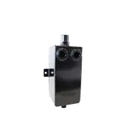 Aeroflow Breather Tank 3L 120mm W X 120mm D X 250mm H Polished Black Finish
