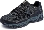 [Skechers] Sport Men's Afterburn Memory Foam Lace-Up Sneaker