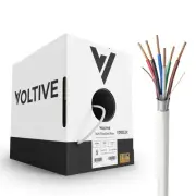 Voltive 18/6 Shielded - CL3R - Riser - OFC - 500 Foot Box - White