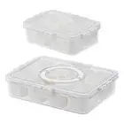 Multi-Compartment Food Storage Container Set for Pantry Organization