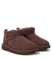 [UGG Kids] UGG Kids Classic Ultra Mini suede boots UK 1 brown