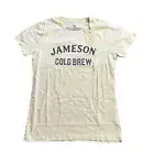 JAMESON Whiskey Cold Brew Promotional T-Shirt Women’s Medium Organic Cotton NWT