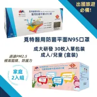 在飛比找momo購物網優惠-【Meet Tec 覓特】台灣製N95 醫用口罩 成人兒童家