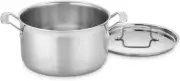 Cuisinart MCP44-24N MultiClad Pro 6-Quart Skillet, Saucepot w/Cover