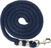 QANYEGN Grip Horse Training Rope, Horse Lead Line, Lead Rope with Hook for Walking Handling (Navy Blue)
