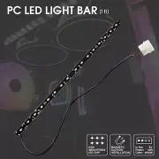 1ft Magnetic White 16 LED Strip Easy Installation Bright for Computer Case