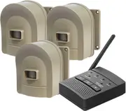 Hosmart 1/2 Mile Driveway Alarm Wireless Sensor System & Driveway Sensor Alert System (1R+3S)
