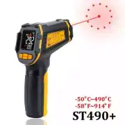 Luxury digital Infrared Thermometer Laser Termometro Color LCD Light Alarm