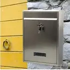Wall Hanging Mailbox with Key Lock Letterbox for Office Corridor House House