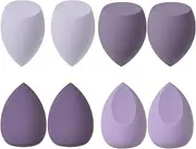 8 pcs ﻿Makeup Sponge Set Latex Free Multi-color Makeup Sponge Set Foundation Blending Beauty Blender Flawless for Liquid Creams and Powders