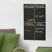 4 Pcs Blackboard Stickers Small Chalkboard for Wall Removable Decal