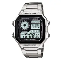 在飛比找蝦皮商城優惠-CASIO 卡西歐世界地圖顯示 AE-1200WHD-1A【