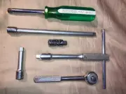 S-K Tools 18-Piece 1/4” Drive Socket Set Vintage in Very Good Condition