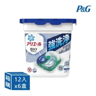 P&G 4D超濃縮抗菌洗衣膠球 日本境內版 6盒入 箱購