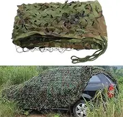 Camo Netting Oxford Fabric Hunting Shooting Army for Camping Hide, Green X 2m
