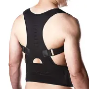 Adjustable Posture Corrector Low Back Support Shoulder Brace Belt for Men Women