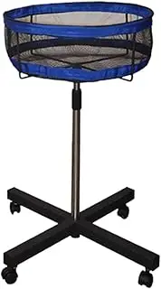 Ping Pong Ball Collector Moveable Multi Ball Storage Portable Durable Adjustable Height Table Tennis Ball Holder for Outdoor Sports