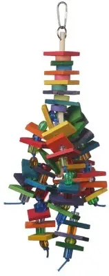 Super Bird Creations SB670 Stir It Up! Bird Toy, Medium/Large Bird Size, 17" x 8