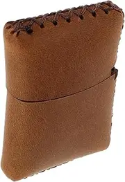 TOGEVAL Cattlehide Lighter Protective Cover Durable Sleeve for Kerosene Lighter Vintage Style
