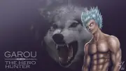 Anime wolf onepunch man shounen super villain Playmat Gaming Mat Desk