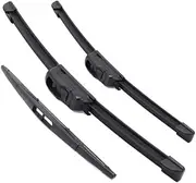 3pcs Car Front And Rear Windshield Wiper Windscreen Front Window Wipers Blades For Murano Z50 2004-2008