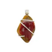 Stones Desire Mookaite Pendant Necklace (22")